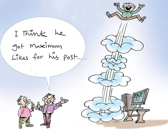 Social Networking Cartoons, Cartoons About Social Media and many more Computer Cartoons